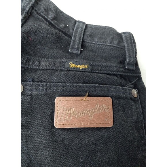 Wrangler 5 X 36 Made In USA Jeans Novak, Black Hi-Rise - Picture 2 of 5